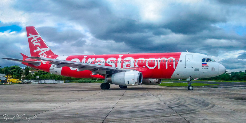 Air Asia Philippines A320 at the old Bohol Airport
